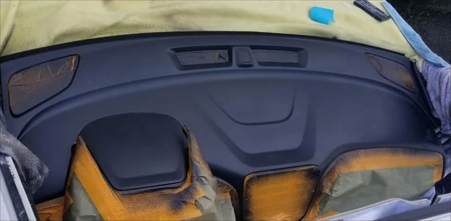 Before: Dashboard refinish