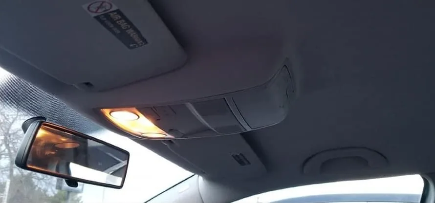 After: Overhead headliner area