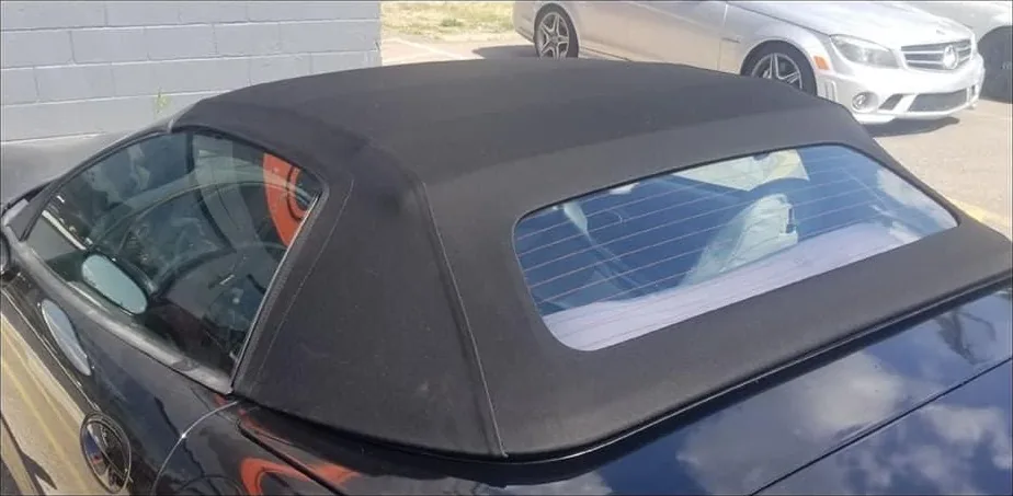 Convertible top after replacement