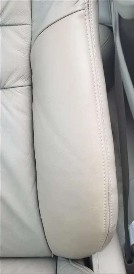 After: Worn side bolster