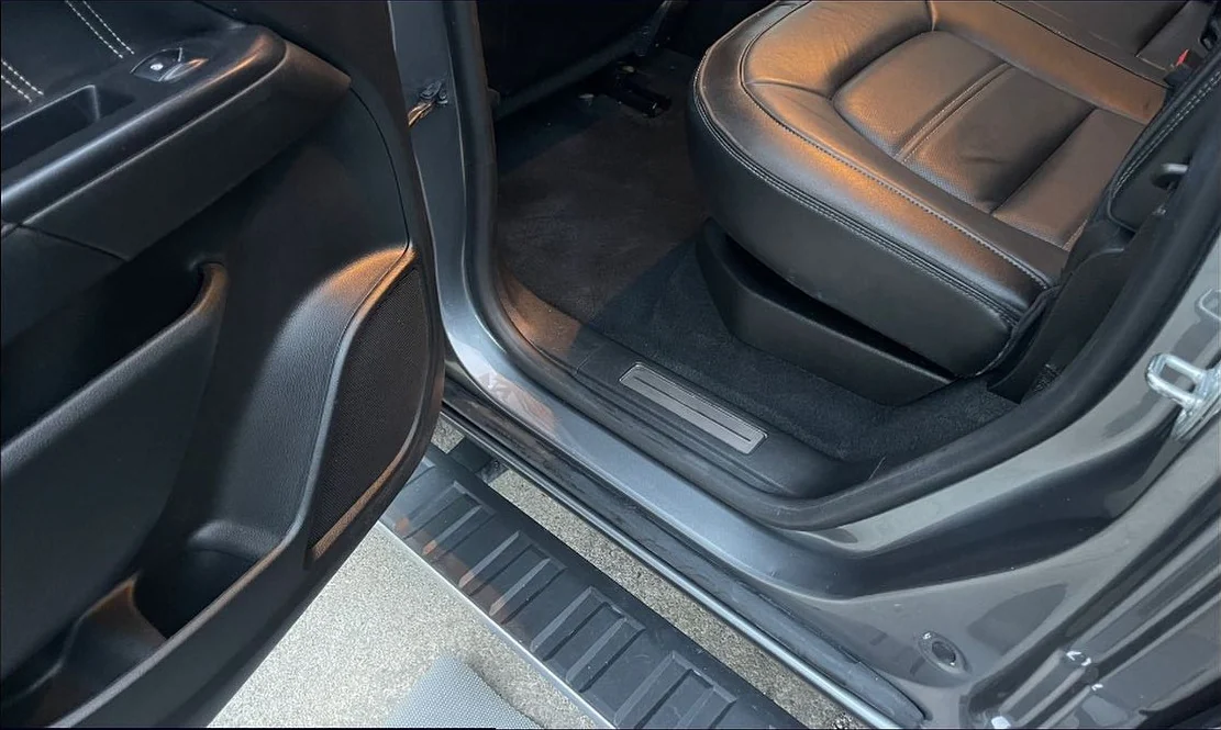 After: GMC Canyon Denali — latex paint explosion