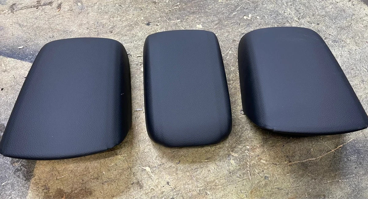 After: Worn armrests