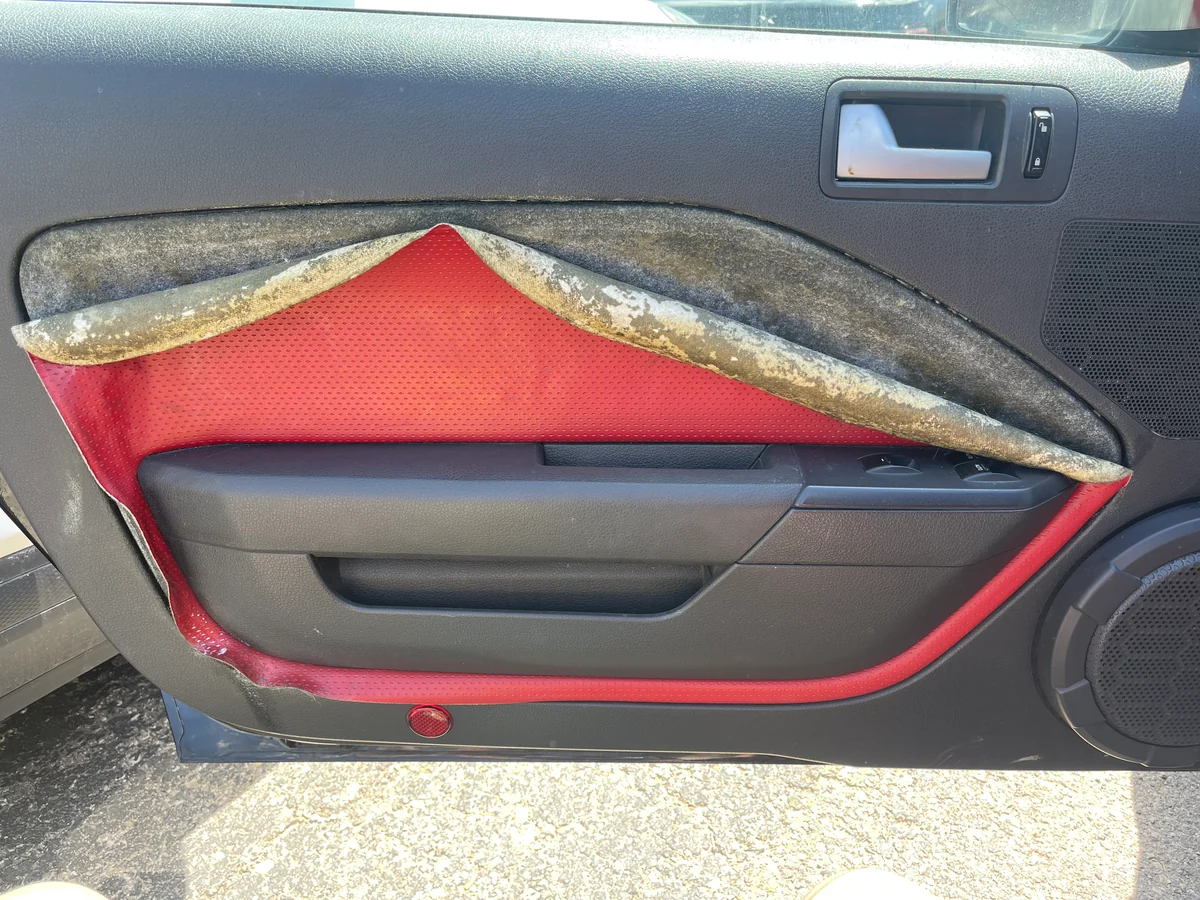 Before: Door panel insert